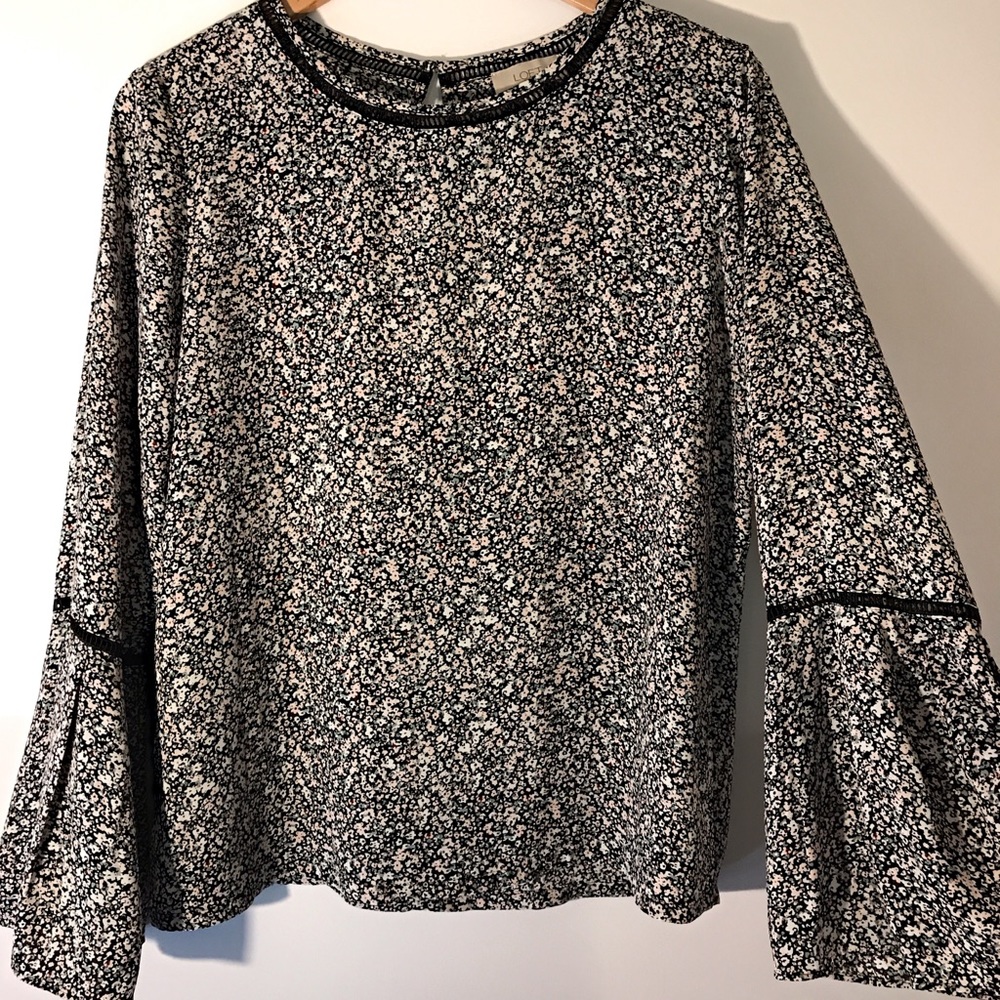 Bell Sleeves Floral Top